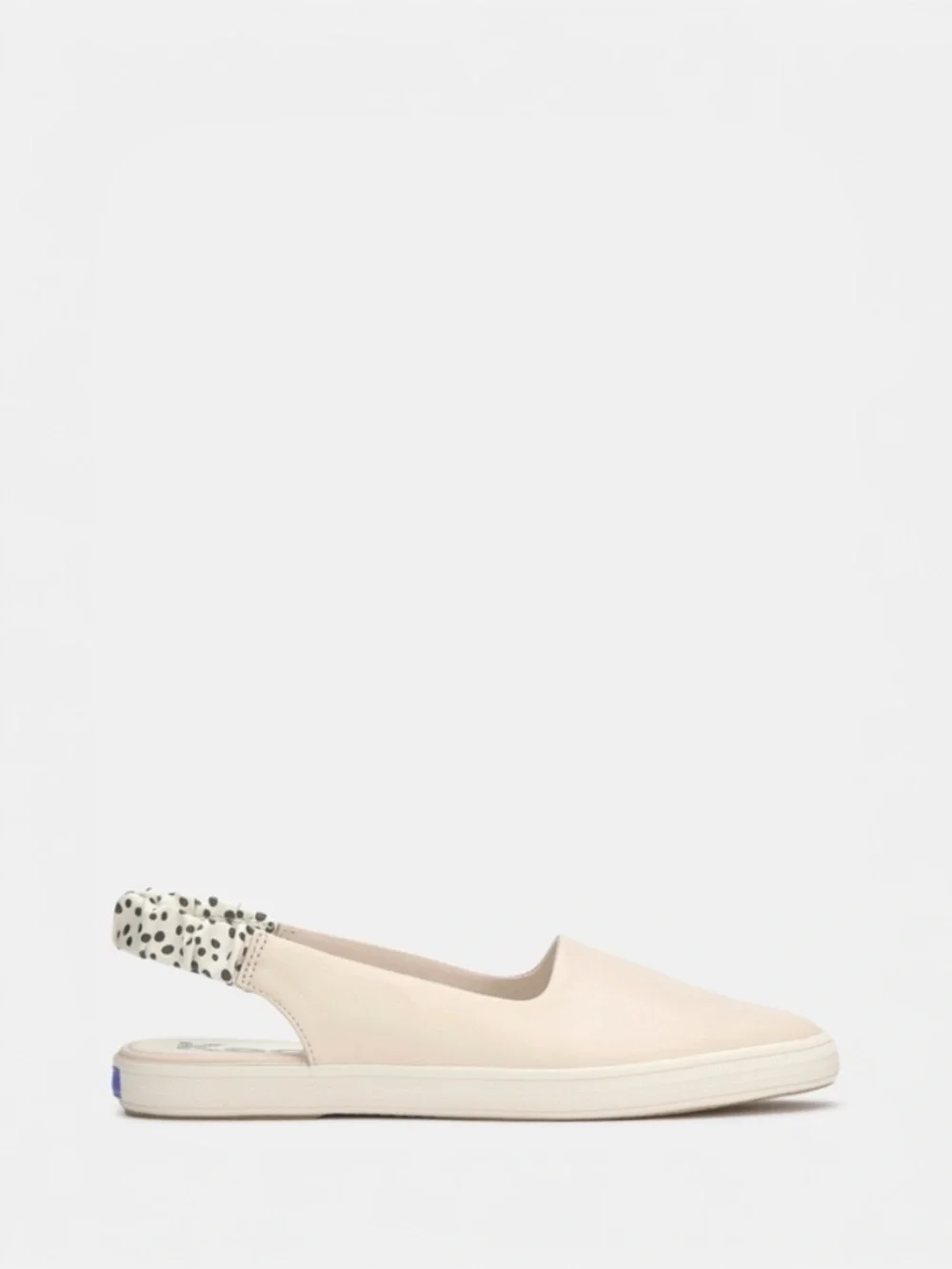 Keds Point Slingback Flats Leather in Peony Ivory Size 8.5
